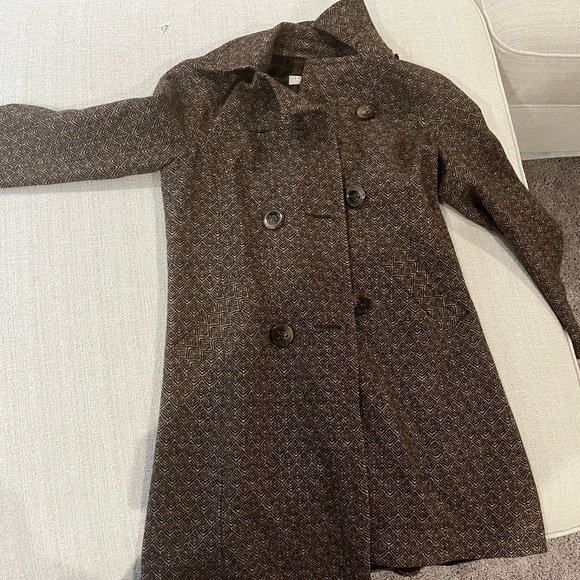 Jackets & Blazers - Trina Turk Brown Herringbone Print